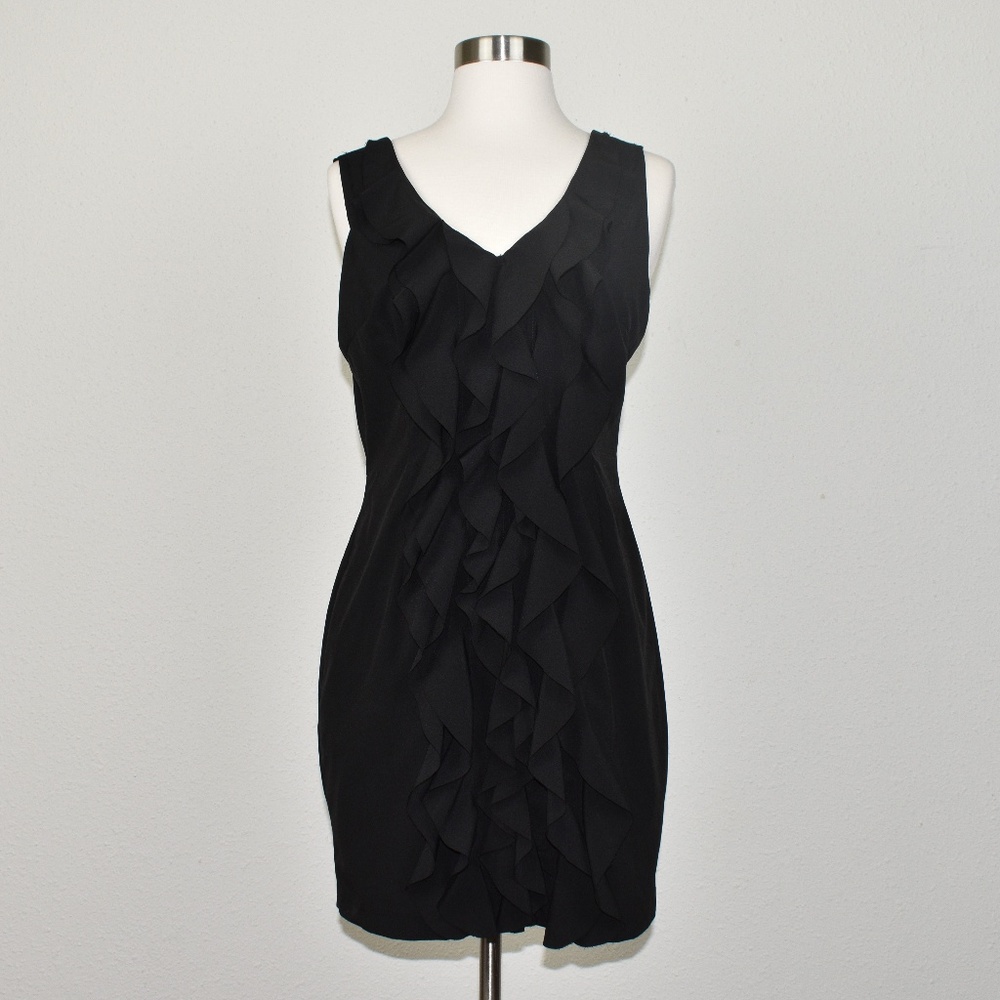 Forever 21 XXI Black Flounce Dress Size L
